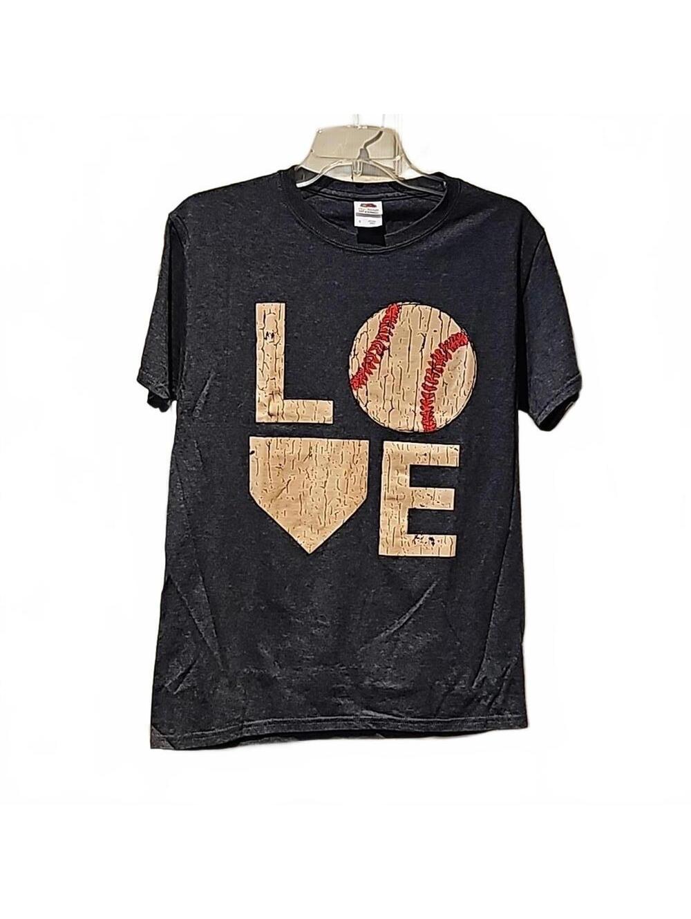 Baseball boutique short sleeve shirt size S